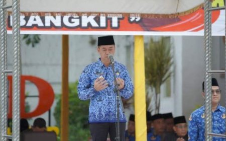 Bupati Rohil Sampaikan Amanat Mahfud MD