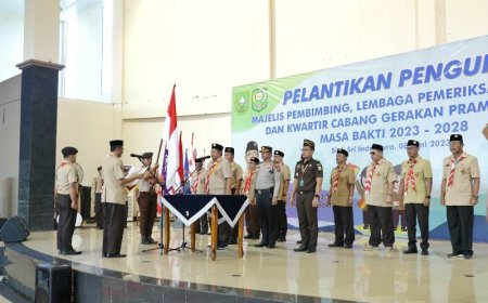 Bupati Siak Dilantik Jadi Kamabicab 2023-2028