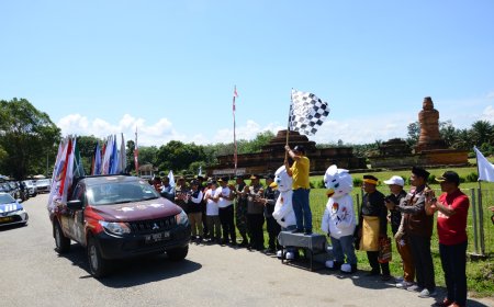 Usai Sudah Sosialisasi dan Pelepasan Estafet Bendera Kirab Pemilu 2024 di Kampar