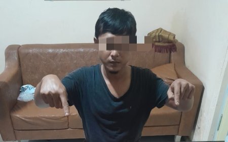 Warga Sungai Pagar di Ringkus Satnarkoba Polres Kampar saat Nunggu Pembeli