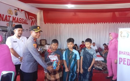 50 Darah Anak Tumpah di Halaman Polres Kampar