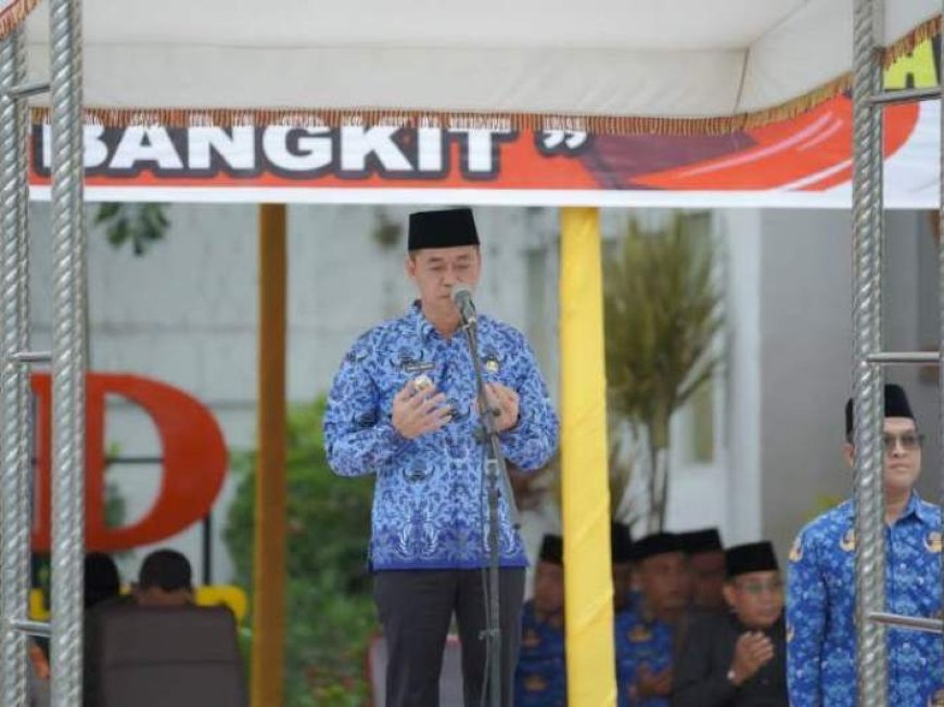 Bupati Rohil Sampaikan Amanat Mahfud MD