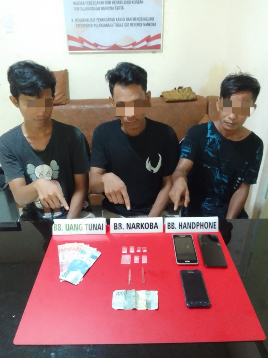 Ingin Transaksi, Tiga Pemuda Kasikan di Ringkus Tim Ojoloyo