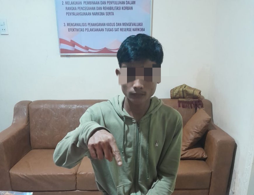 Pelaku Narkoba di Tangkap Tim Ojoloyo di Belakang Kantor Lurah Sungai Pagar