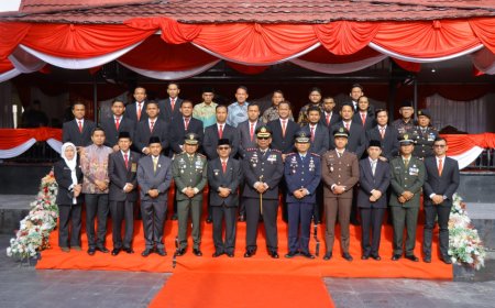 HUT Bhayangkara ke- 77 Polres Kampar, Sinergitas Amankan Pemilu 2024
