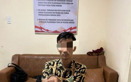 Simpan Narkoba di Dinding Kamar, Warga Pulau Sarak Diringkus Tim Ojoloyo