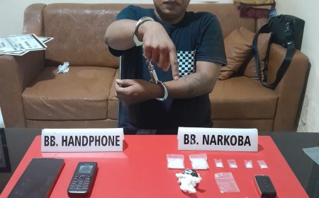 12.43 Gram Sabu-sabu di Amankan dari Warga Batang Batindih