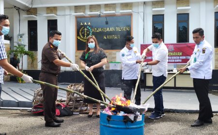 Kajari Sebut, Kampar Darurat Narkoba Perkara Terbanyak 85 Persen