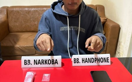 Tunggu Pelanggan, Pelaku Narkoba Ditangkap Tim Ojoloyo