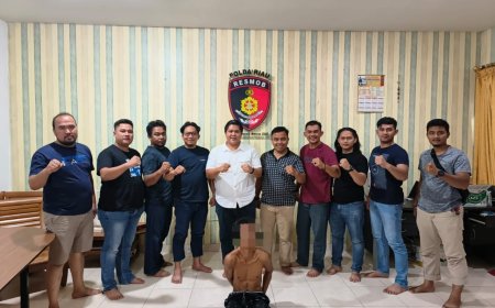 Perampok Alfamart di Tangkap Satreskrim Polres Kampar