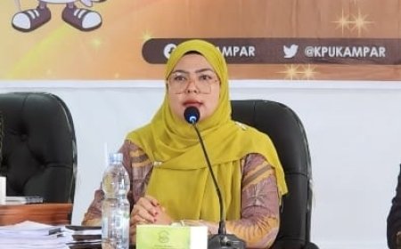 KPU Kampar Himbau Parpol Agar Segera Tertibkan Alat Peraga Yang Menyerupai Alat Peraga Kampanye Pemilu 2024