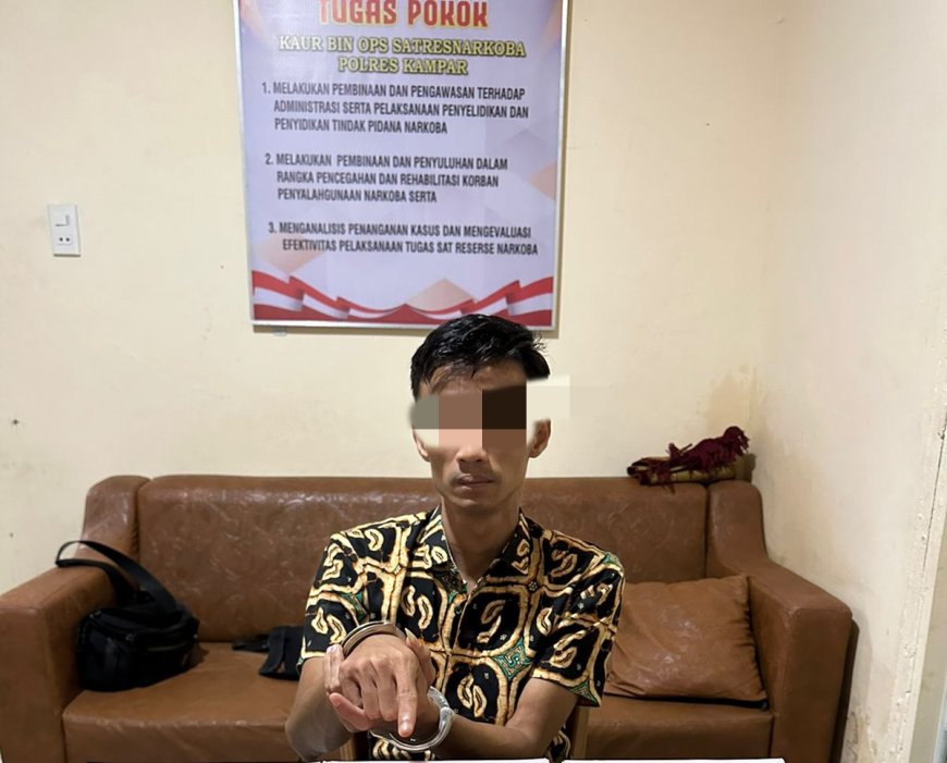 Simpan Narkoba di Dinding Kamar, Warga Pulau Sarak Diringkus Tim Ojoloyo
