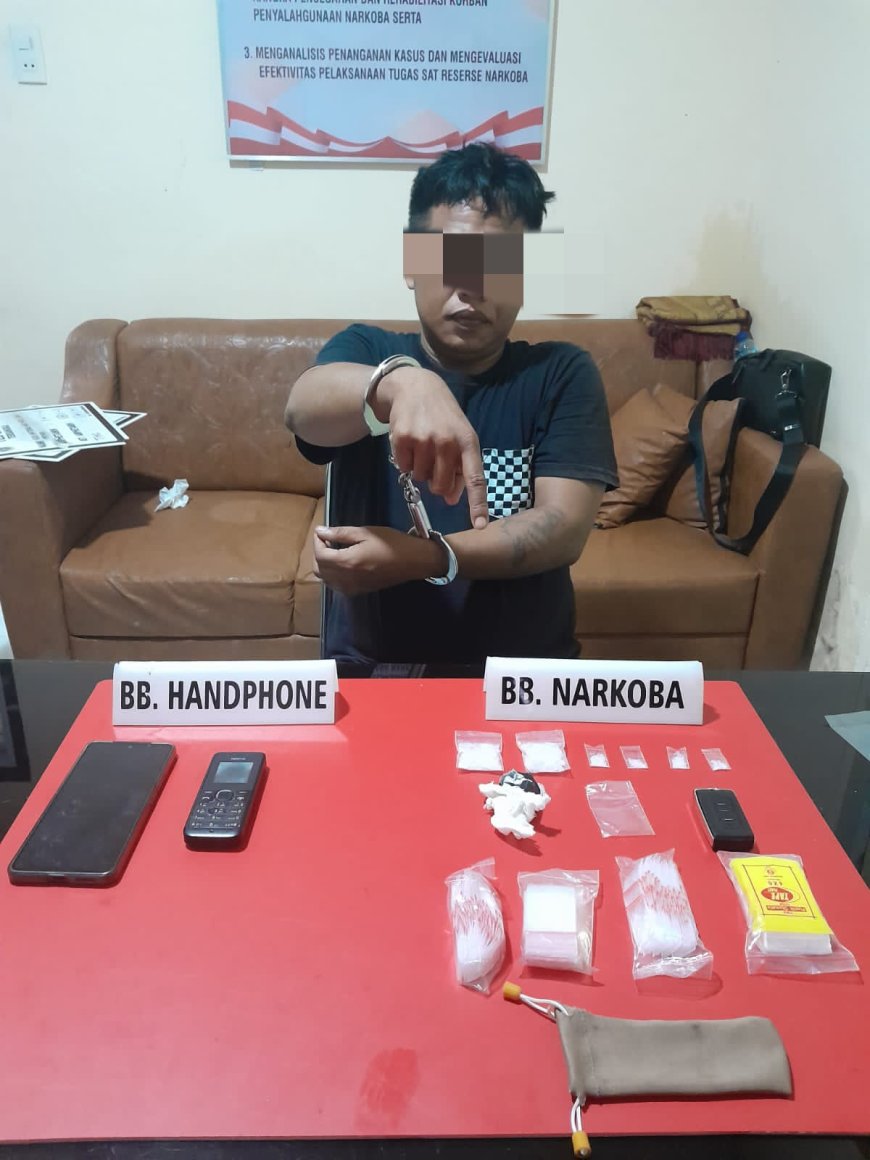 12.43 Gram Sabu-sabu di Amankan dari Warga Batang Batindih