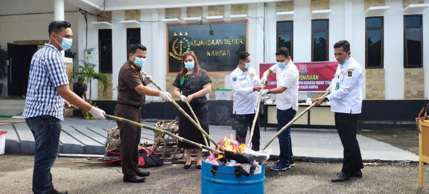 Kajari Sebut, Kampar Darurat Narkoba Perkara Terbanyak 85 Persen