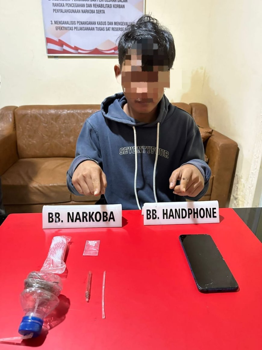 Tunggu Pelanggan, Pelaku Narkoba Ditangkap Tim Ojoloyo