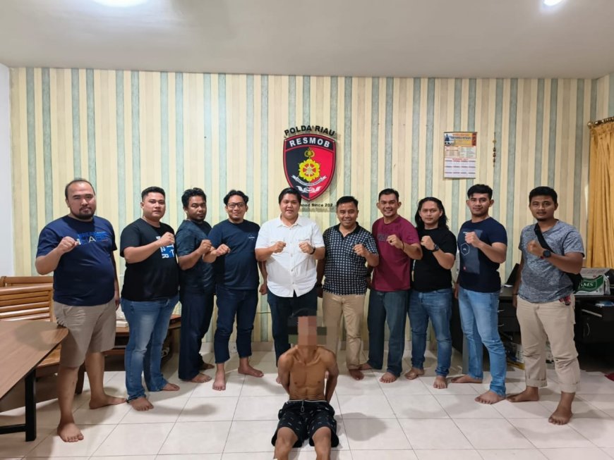 Perampok Alfamart di Tangkap Satreskrim Polres Kampar