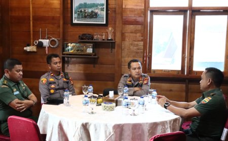 Perkuat Silaturahmi, Kapolres Kampar Kunjungi Makodim 0313/ KPR dan Kejakaan Negeri Kampar