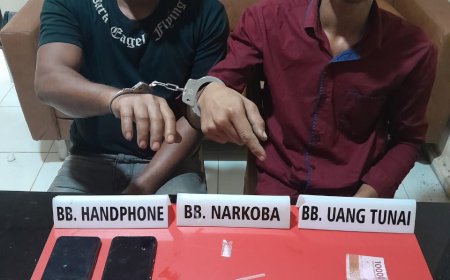 Terlibat Narkoba, Dua Pelaku di Tangkap Tim Ojoloyo