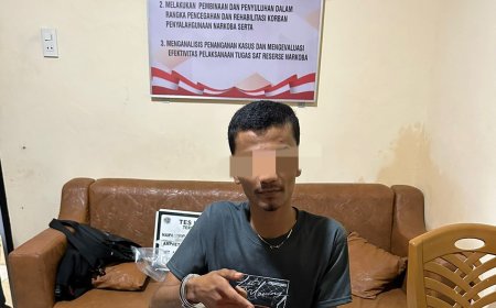 Pelaku Narkoba Ditangkap TIm Ojoloyo di Depan Warung