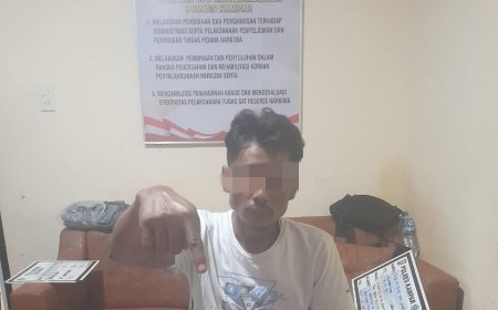 Meresahkan, Warga Kijang Makmur di Tangkap Satnarkoba Polres Kampar