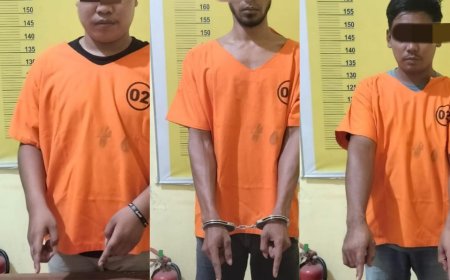 Meresahkan, Polsek Kampar Kiri Hilir Tangkap 3 Pelaku Narkoba