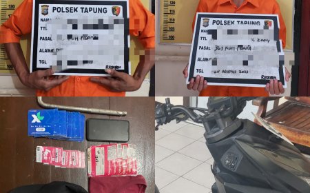 Pakai Kunci L, 2 Pelaku Berhasil Gasak Konter Ponsel