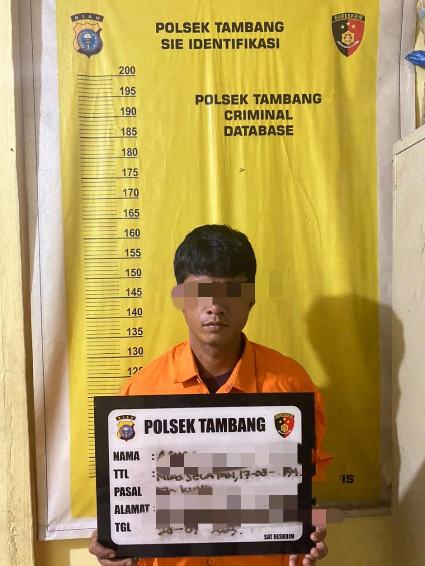 Pelaku Pengeroyokan Terhadap Pekerja Kebun Ditangkap Polsek Tambang