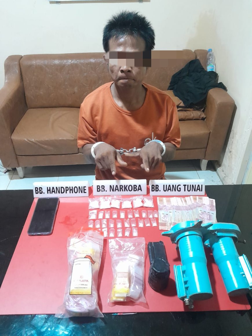 Tim Ojoloyo, Temukan 38.59 Gram Sabu-sabu Dari warga Kebun Durian
