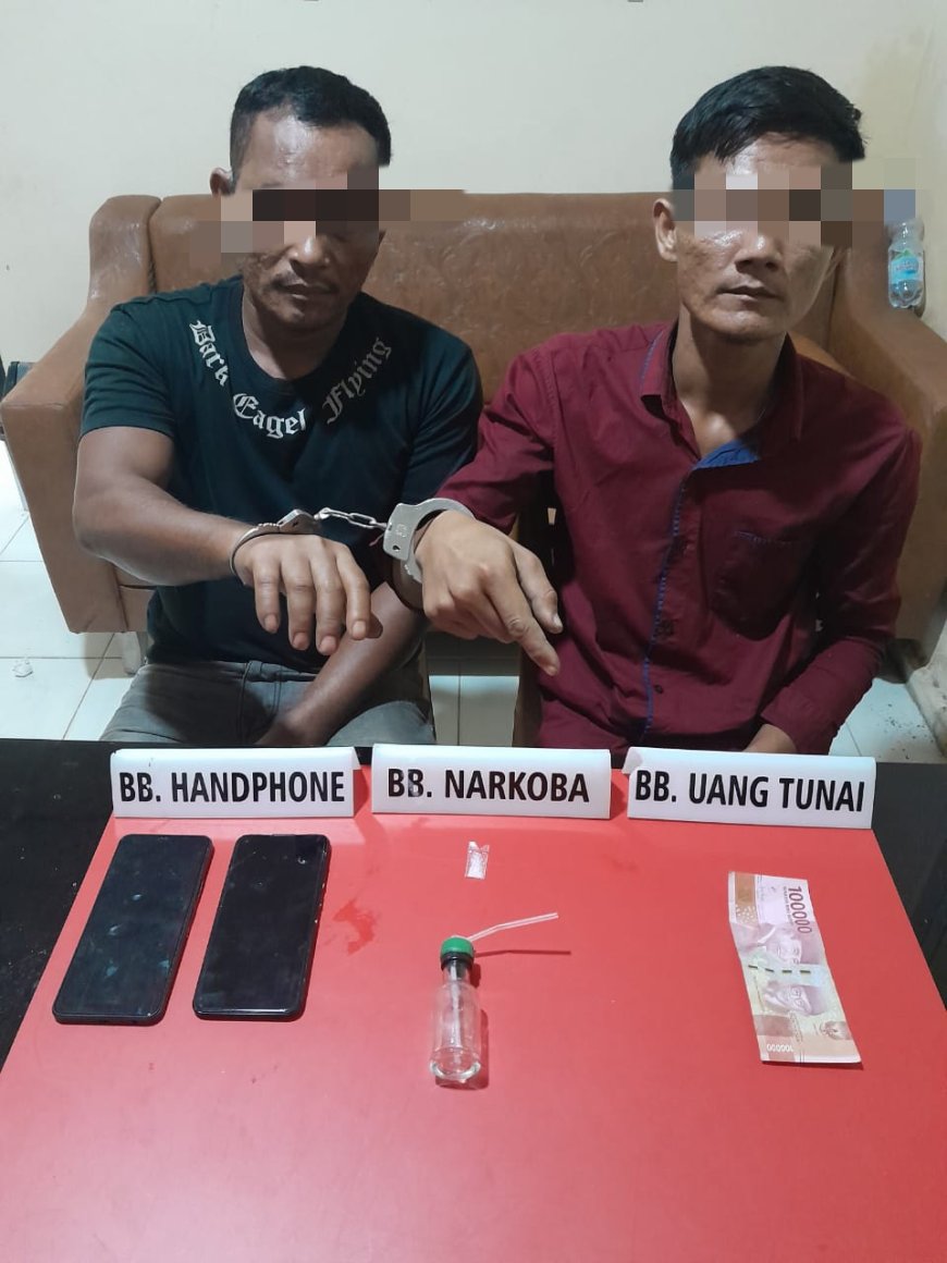 Terlibat Narkoba, Dua Pelaku di Tangkap Tim Ojoloyo