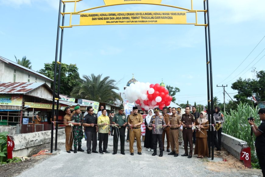 Resmi Desa Sipungguk Jadi Kampung Bebas Narkoba 