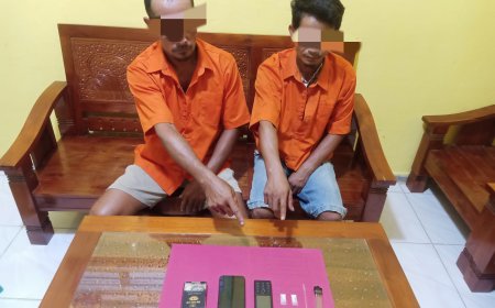 Sering Transaksi Narkoba di Warung, Dua Pelaku Narkoba Ditangkap