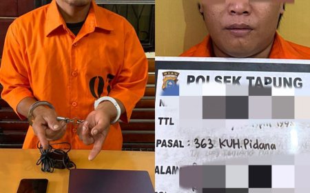 Dua Pelaku Curat Ditangkap Polsek Tapung