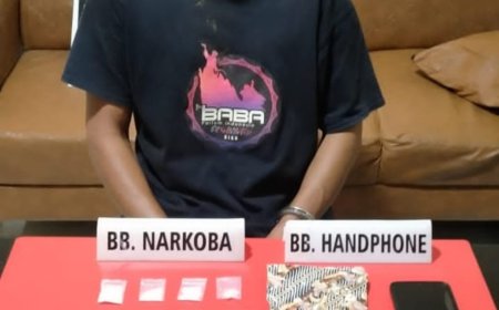 Simpan Narkoba di Rumah Istri Muda, Pelaku Ditangkap Satnarkoba