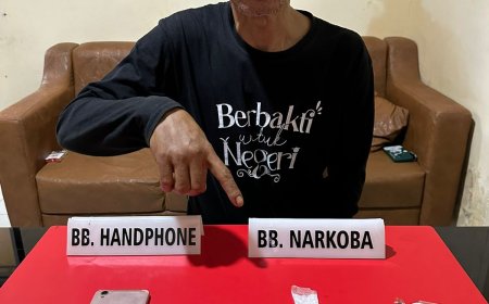 Satnarkoba Tangkap Pelaku Narkoba di Desa Pulau Rambai