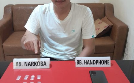 Transaksi di Pos Ronda, Warga Pulau Ditangkap Satnarkoba