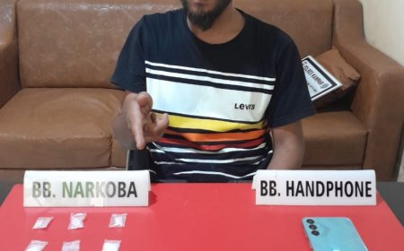 Warga Benuang Ditangkap Polres Kampar di Depan Rumah Warga