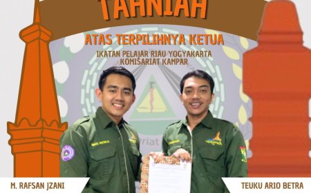 T. Ario Betra Terpilih Jadi Ketua IPRY-KK Periode 2023-2024