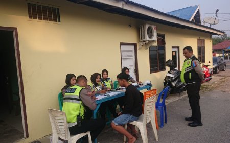 4011 Pelanggaran Tilang dan Teguran Online Yang Ditindak Satlantas Selama Bulan September