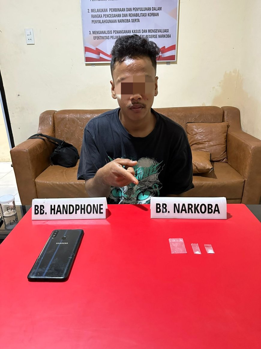 Simpan Sabu-sabu di Lipatan Celana, Pelaku Diringkus Polisi