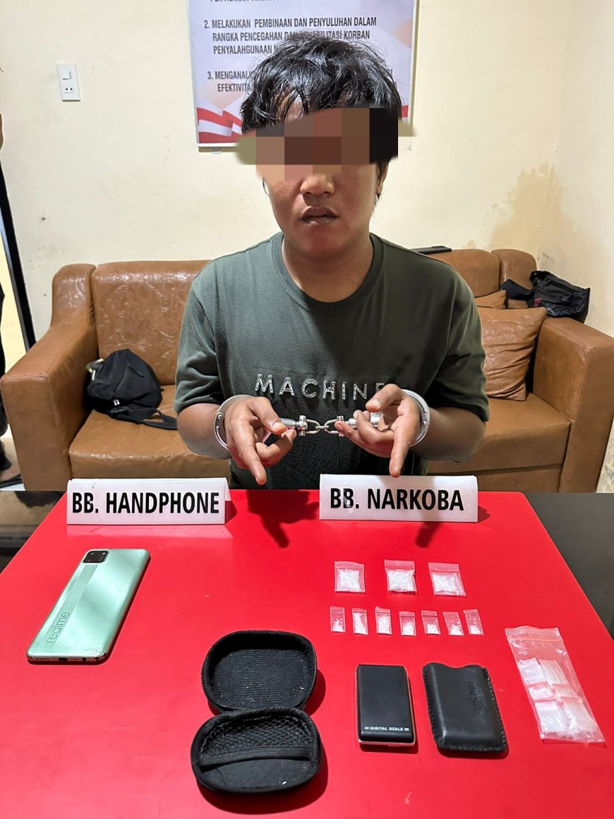 6,9 Gram Sabu-sabu Berhasil Diamankan Dari Warga Gading Sari