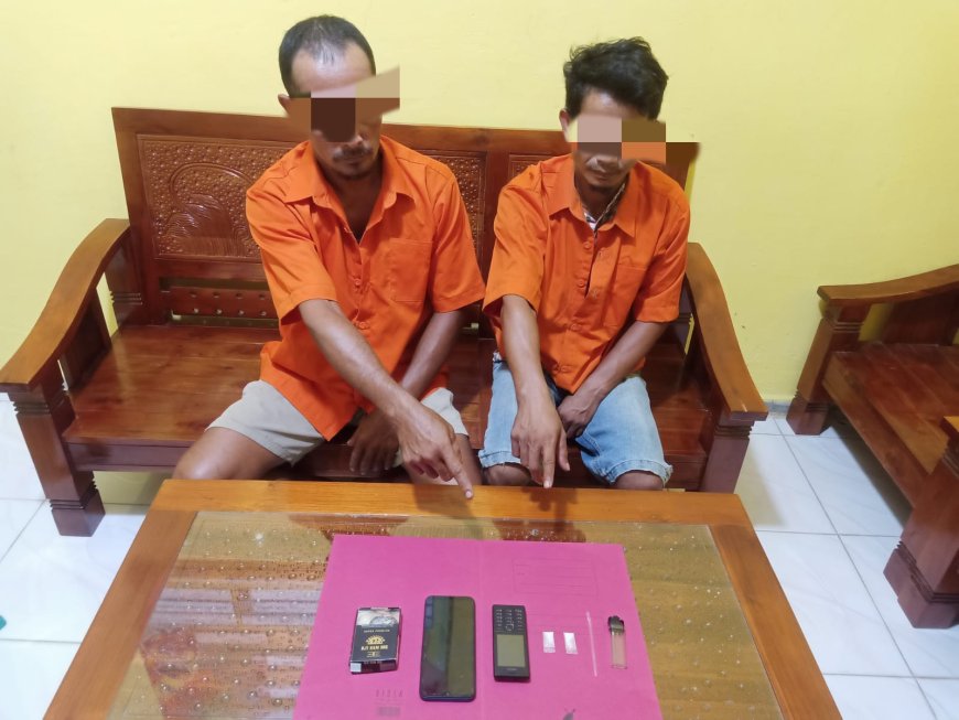 Sering Transaksi Narkoba di Warung, Dua Pelaku Narkoba Ditangkap