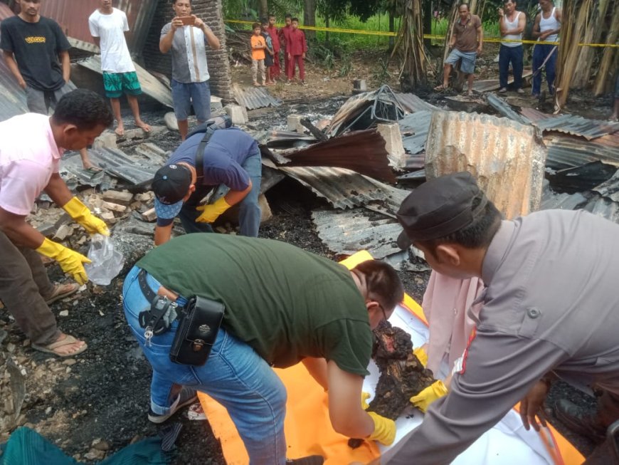 Wanita Remaja Tewas Terpanggang di Desa Sungai Agung