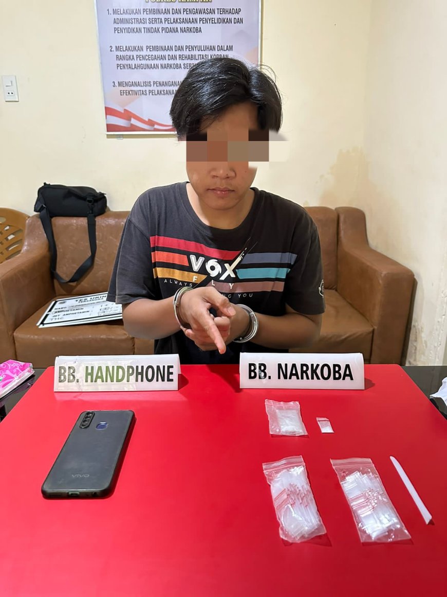 Simpan Narkoba di Lemari, Warga Desa Tanjung Berulak Ditangkap
