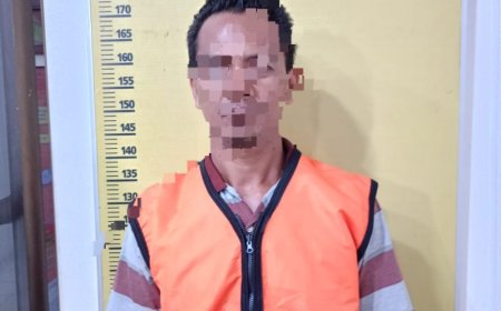 Polsek Tambang Tangkap Pelaku Pembakaran Karhutla di Desa Kualu Nenas