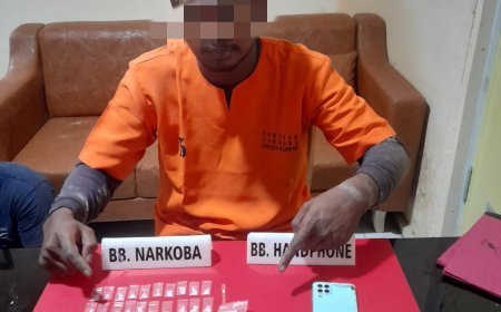 Pengedar Dengan 61 Paket Narkoba Diamankan Tim Ojoloyo
