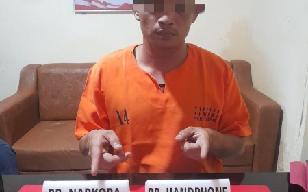 Pelaku Narkoba di Desa Sawah Ditangkap Satnarkoba Polres Kampar