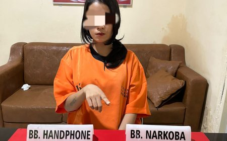 9 Paket Sabu-sabu Diamankan Dari Cewek Cantik, Begini Nasibnya Sekarang! 