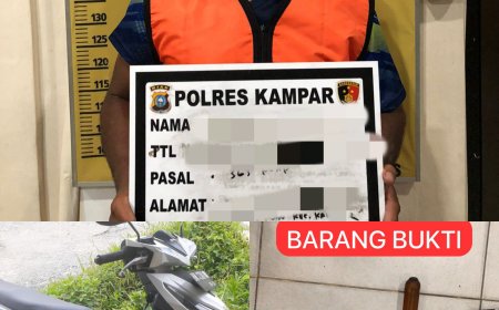 Warga Simpang Kubu Ditangkap Satreskrim, Curi Sepeda Motor Saat Terparkir