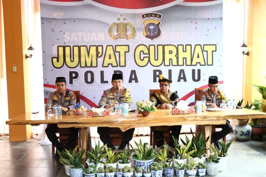 Kapolda Riau, Dengar Curhat dan Keluh Kesah Masyarakat Kampar