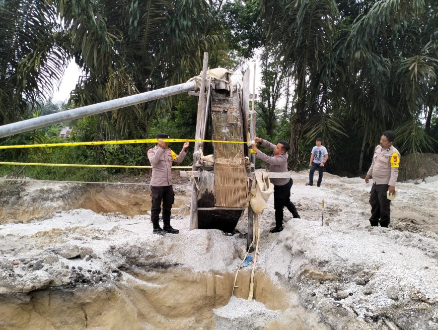 Tiga Lokasi Kuari Diduga Ilegal di Desa Tarai Bangun di Pasang Police Line 